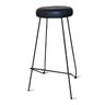 Banqueta Alta para Cozinha Bar Balcão Bistrô Mesa Lila:preto - 1