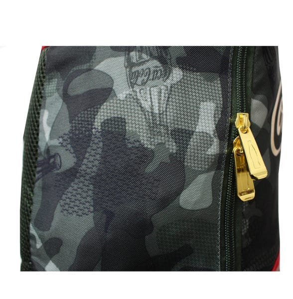 Mochila Escolar Camuflada Coca Cola Pacific Patches Mimetism - 9