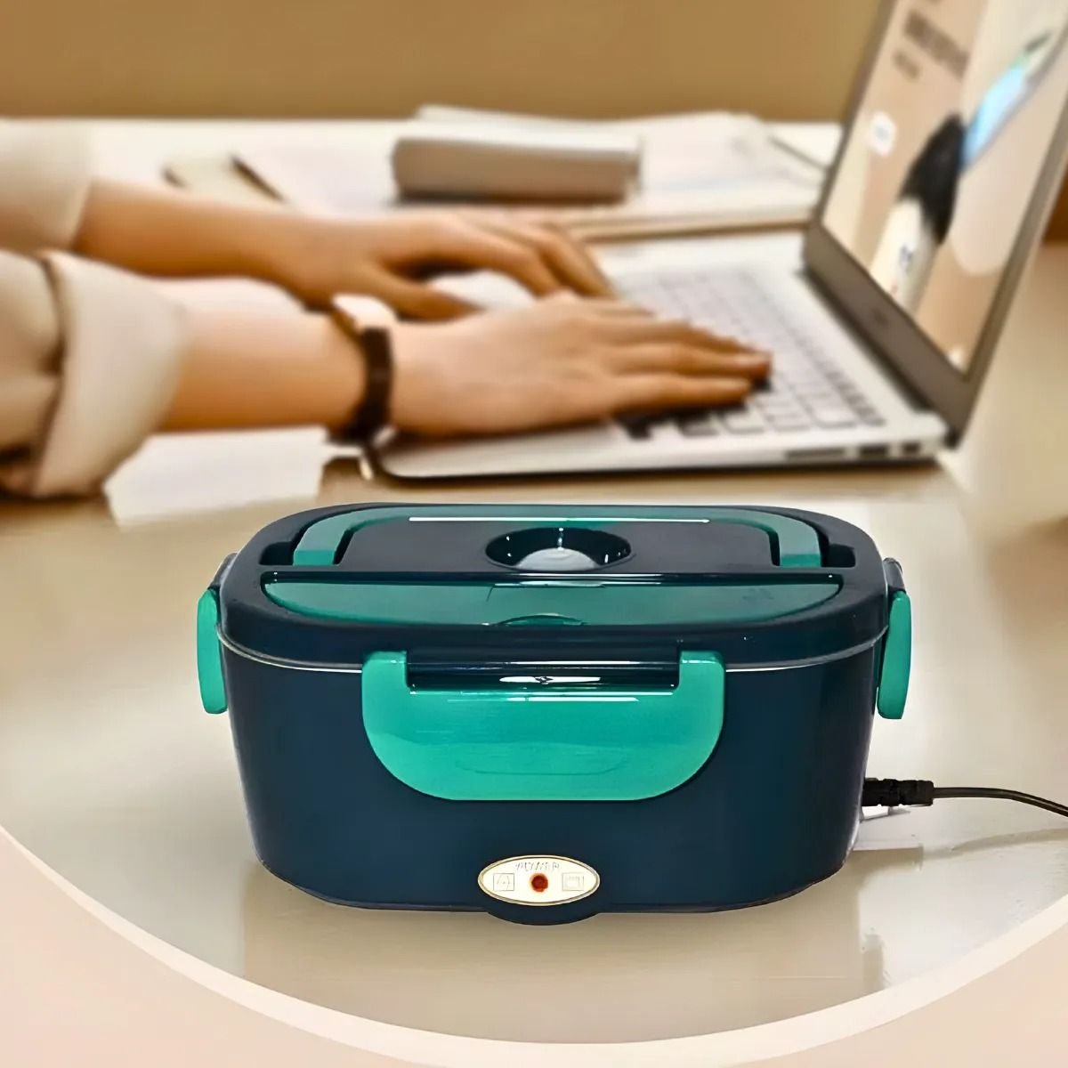 Marmita Elétrica Portátil Bivolt para Casa Carro e Caminhão Cor:verde - 7