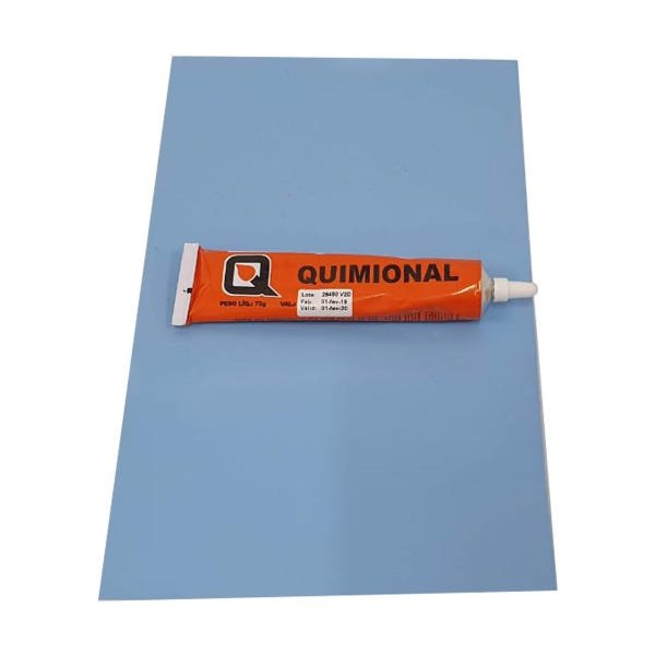 Kit Cola Com Vinil Para Reparo De Piscinas Vinil Quimional - 1