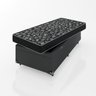 Cama Box Baú Solteiro + Colchão Espuma D20 - 56x88x188cm - e-Shop Casa - Couro Preto - 5