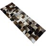 Tapete de couro marrom malhado escuro 0,50x1,50 c/b pç 10 - 2