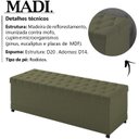 Ver imagem 3 de Recamier Calçadeira Bau 160 cm Rodizios Madi Corano TCS 357 Peer