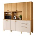 Ver imagem 2 de Armário para Cozinha Completa 10 Portas 3 Gavetas Onix Marrom/Cinamomo/Off White