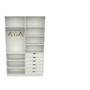 Ver imagem 2 de Armário Arara Gaveta Verônica M14 100% Mdf ( Sapato Roupa) - Branco