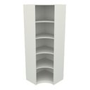 Ver imagem 5 de Armário Prateleira De Canto M12 100% Mdf (closet Expositor) - Branco