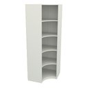 Ver imagem 3 de Armário Prateleira De Canto M12 100% Mdf (closet Expositor) - Branco