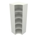 Ver imagem 2 de Armário Prateleira De Canto M12 100% Mdf (closet Expositor) - Branco