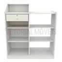 Ver imagem 6 de Balcão Caixa Vitrine Esquerdo MDP Loja Atendimento Recepção - Branco