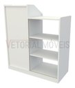 Ver mais imagens de Balcão Caixa Vitrine MDP Loja Recepção Atendimento - Branco