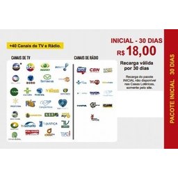 Receptor Claro Prepago Visiontec - Recarga - 4 Receptor Claro Prepago Visiontec - Recarga - 4