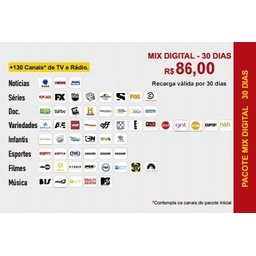 Receptor Claro Prepago Visiontec - Recarga - 7 Receptor Claro Prepago Visiontec - Recarga - 7