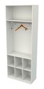 Ver imagem 2 de Armário Misto Prateleira Gaveteiro M53 100% Mdf Closet - Branco