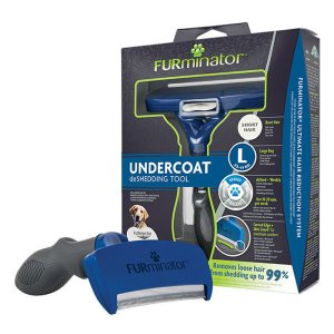 Furminator Escova Tira Pelo para Cães com Pelo Curto Produto Original Tamanho Grande - NEW