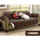 Ver imagem 1 de Capa Proteção Sofá para Pet 4 Lugares Cachorro Gato Bebida Comida