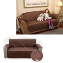 Ver imagem 4 de Capa Proteção Sofá para Pet 4 Lugares Cachorro Gato Bebida Comida