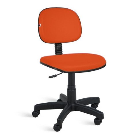 Cadeira Ágata Secretária Giratória Courvin Laranja