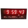 Relógio de Parede Digital Led Grande 36cm: Hora, Data, Temperatura e Alarme - 1