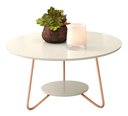 Ver imagem 6 de Mesinha Centro + Mesa Lateral MDF com Pés Ferro Estilo Retrô - Pintura Uv - Creme