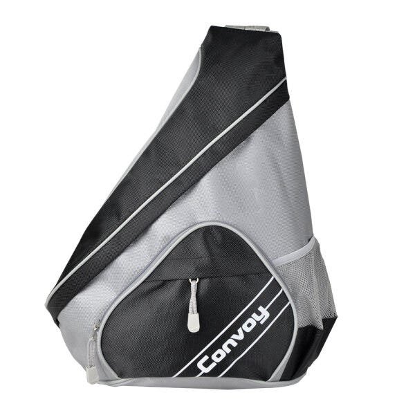 Mochila Esportiva Transversal em Poliéster 23 Litros - Darwin - Convoy - Preto - 1