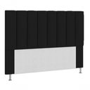 Ver imagem 1 de Cabeceira Estofada Cama Box Casal 140 Cm Preto