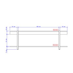 Rack para TV Madeirado e Tubos Preto Carraro - 6