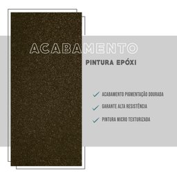Rack para TV Madeirado e Tubos Preto Carraro - 8