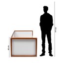 Ver imagem 5 de Cama de Solteiro 2 Gavetas Madeira Maciça e MDF Craft Branco/Garapa