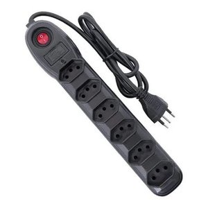 Filtro De Linha Com 6 Tomadas Bivolt 1 Metro Circular