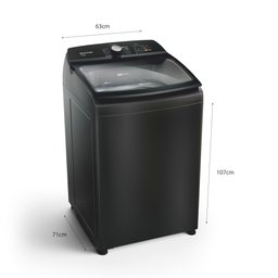 Máquina de Lavar Brastemp 12Kg Cinza Platinum com Ciclo Tira Manchas Advanced e Ciclo Antibolinha - - 4