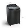 Máquina de Lavar Brastemp 12Kg Cinza Platinum com Ciclo Tira Manchas Advanced e Ciclo Antibolinha - - 4
