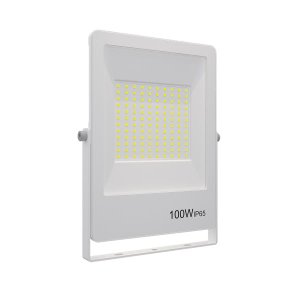 Refletor Ultrafino LED Bivolt Branco 6500K 100W 8000 Lúmens