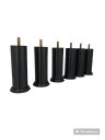 Ver imagem 3 de Kit Pés Para Cama Box Com 6 Unidades Pretos Resistente para Cama Box Com13cm Altura