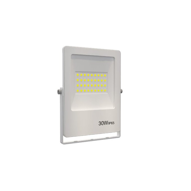 Refletor Ultrafino Led Bivolt Branco 6500k 30w 2400 Lúmens
