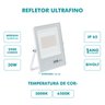 Refletor Ultrafino Led Bivolt Branco 6500k 30w 2400 Lúmens - 2