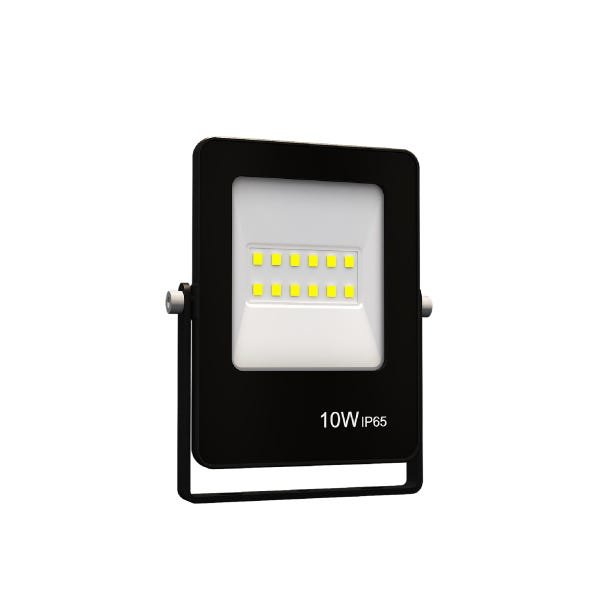 Refletor Ultrafino LED Bivolt Preto Luz Verde 10W 800 Lúmens