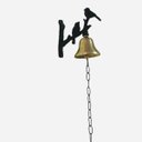 Ver imagem 3 de Sino Parede Bronze Passarinhos Canarinhos Pretos Sítios Casa