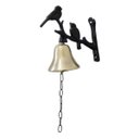 Ver imagem 5 de Sino Parede Bronze Passarinhos Canarinhos Pretos Sítios Casa