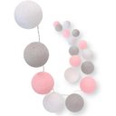 Ver imagem 2 de Bolinhas de Luz Cormilu Led, À Pilha, 10 Bolas, 1.5m, (rosa e Cinza)