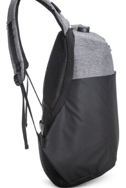 Mochila Notebook Executiva Impermeável Anti Furto Cadeado - Preto - 3