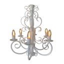 Ver imagem 3 de Lustre Artesanal Decorativo Provençal Para Sala De Jantar