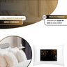 Kit 2 Travesseiros Select Gold Antialérgico com 2 Fronhas 100% Algodão Percal 150 Fios - 4
