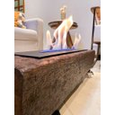 Ver imagem 2 de Lareira Ecológica no Dormente com Rodinhas e Queimador em Ferro - 70 x 22 cm - Bromo