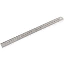 Ver imagem 4 de Kit Com 4 Réguas Metal Leve De Aço Inoxidável Tamanho 30 cm Marcação Baixo Relevo Escolar Escritório