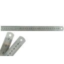 Ver imagem 3 de Kit Com 4 Réguas Metal Leve De Aço Inoxidável Tamanho 30 cm Marcação Baixo Relevo Escolar Escritório