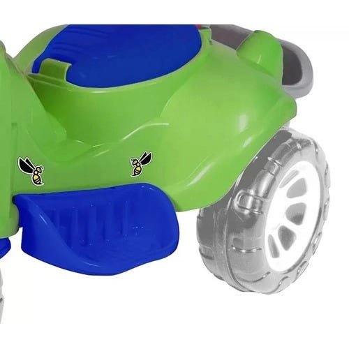 Triciclo Infantil Avespa Extreme Verde Maral Com Empurrador - 3