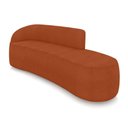 Ver imagem 1 de Sofá 4 Lugares Orgânico 220 Cm Morgan Bouclê Terracota D03 - D'Rossi