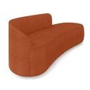 Ver imagem 6 de Sofá 4 Lugares Orgânico 220 Cm Morgan Bouclê Terracota D03 - D'Rossi