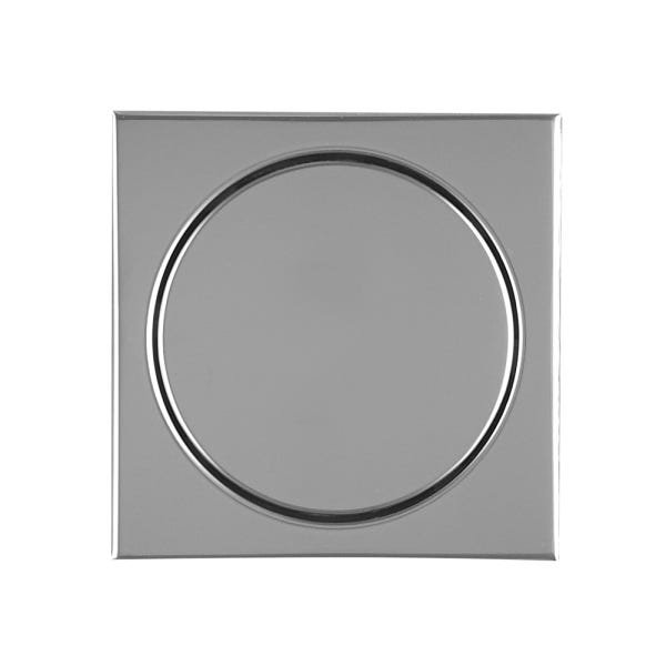 Ralo Mozaik com Sifão Polido RAPP1010 Inox 10x10cm - 1