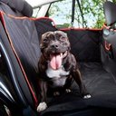 Ver imagem 4 de Capa Protetora Bancos Traseiros Carro Pet Cães Cachorro Gatos + Bag + Comedouro + Cinto